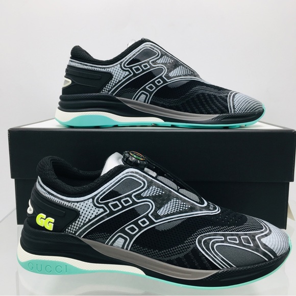 Gucci Ultrapace R Sneakers- Yellow/ Grey- 623109 - Picture 4 of 14